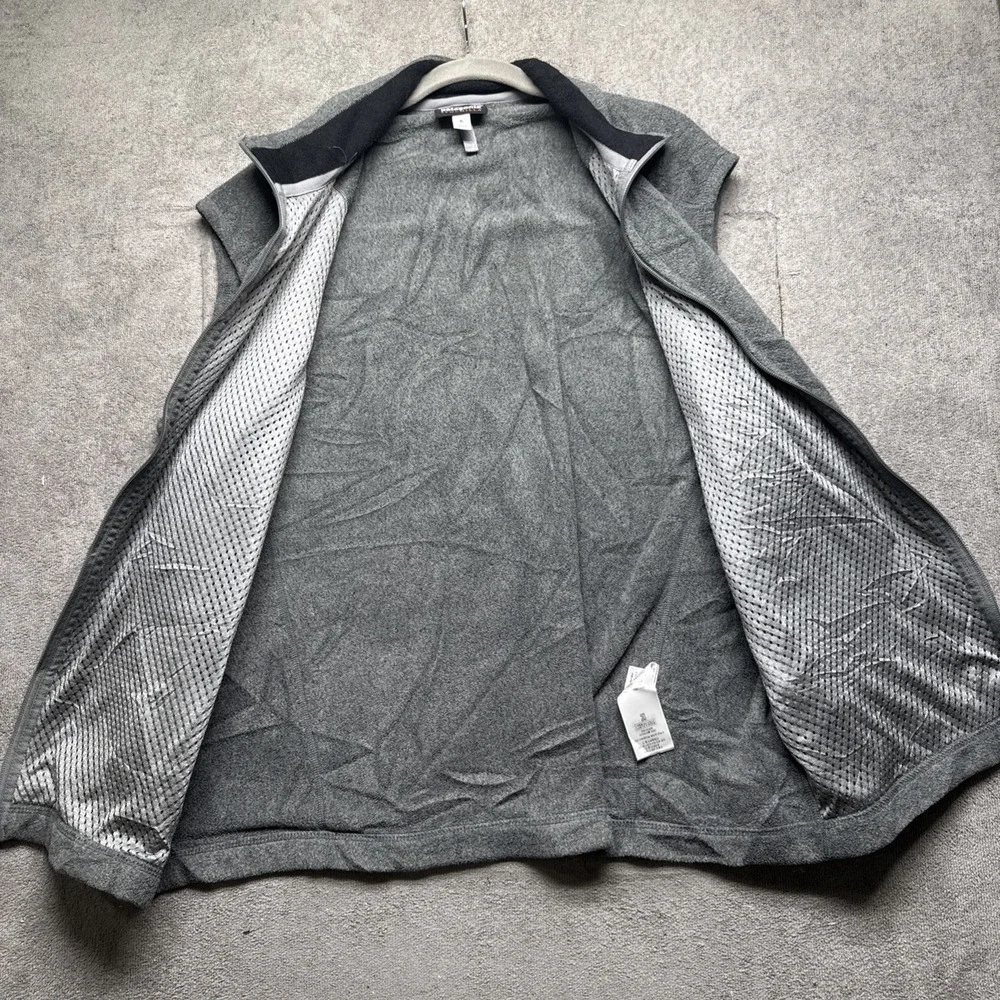 Patagonia Synchilla Men's Gray Fleece Vest XL Outdoor‎ Hiking Layer Classic